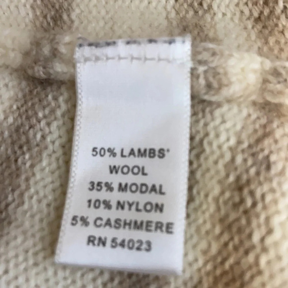 Banana Republic Luxury Cable Knit Striped Sweater Cardigan - Size XS - Picture 7 of 9
